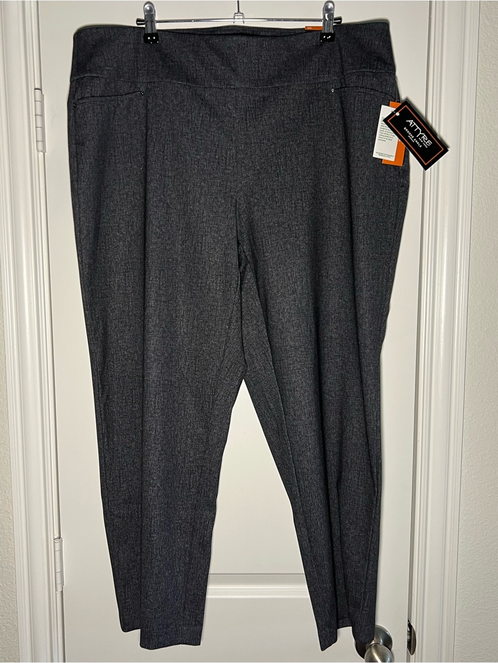 Charcoal Pull-On Pants